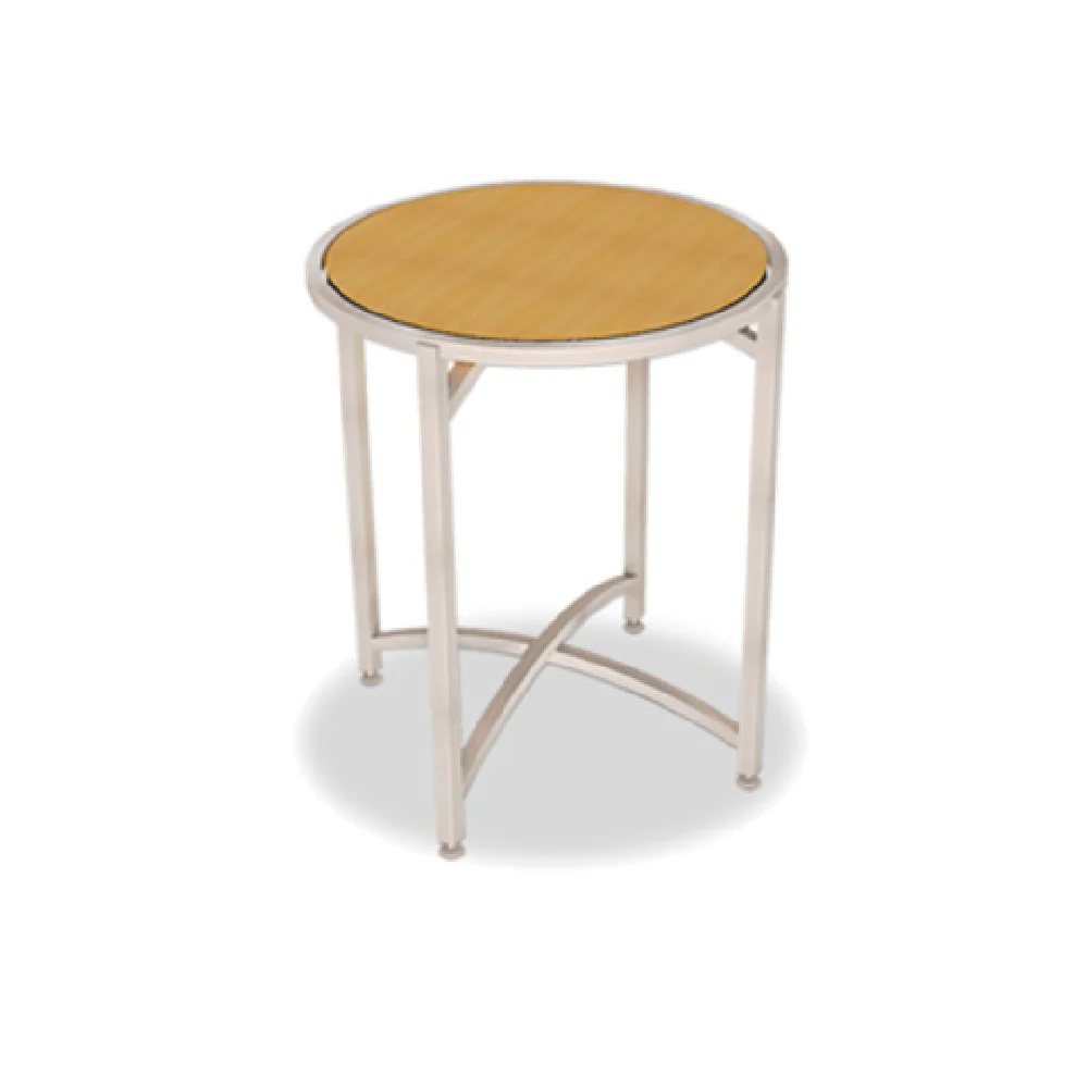 Forbes Industries 7033L-36 30 Inch Diameter Round Folding Table Stainless Steel Frame with Collapsible Laminate Top Forbes Industries 7033L-36 30 Inch Diameter Round Folding Table Stainless Steel Frame with Collapsible Laminate Top