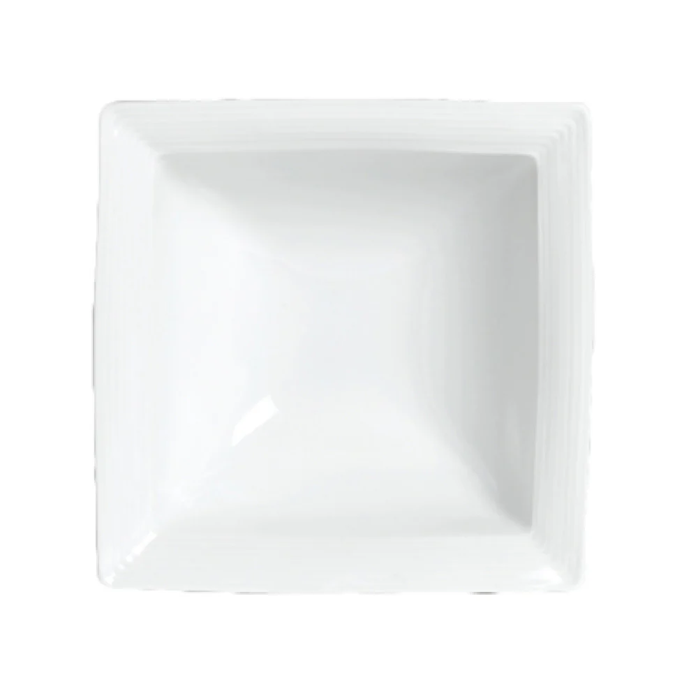 Steelite 6300P087 17 Oz Square Cereal Bowl Aura Porcelain 6.25 Inch