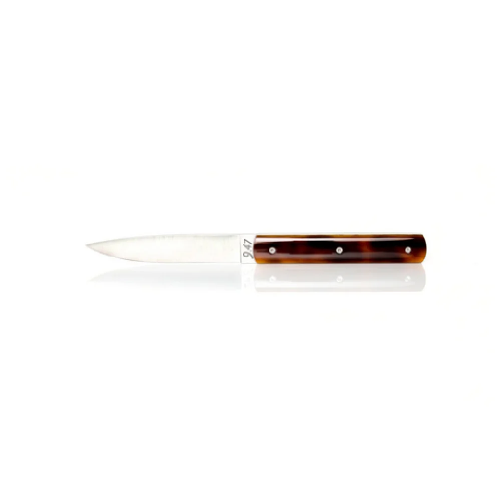 Revol 230947 9 Inch Blade 18/10 Stainless Steel Tortoiseshell Handle Knife Revol 230947 9 Inch Blade 18/10 Stainless Steel Tortoiseshell Handle Knife