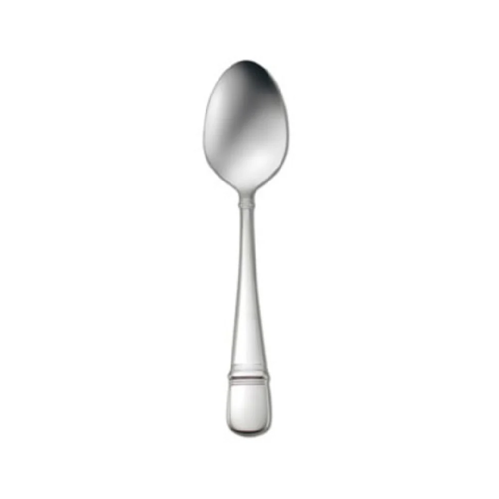 1880 Hospitality T119STBF 8-1/4 Inch Serving Spoon Banded Teardrop Handle 18/10 Stainless Steel
