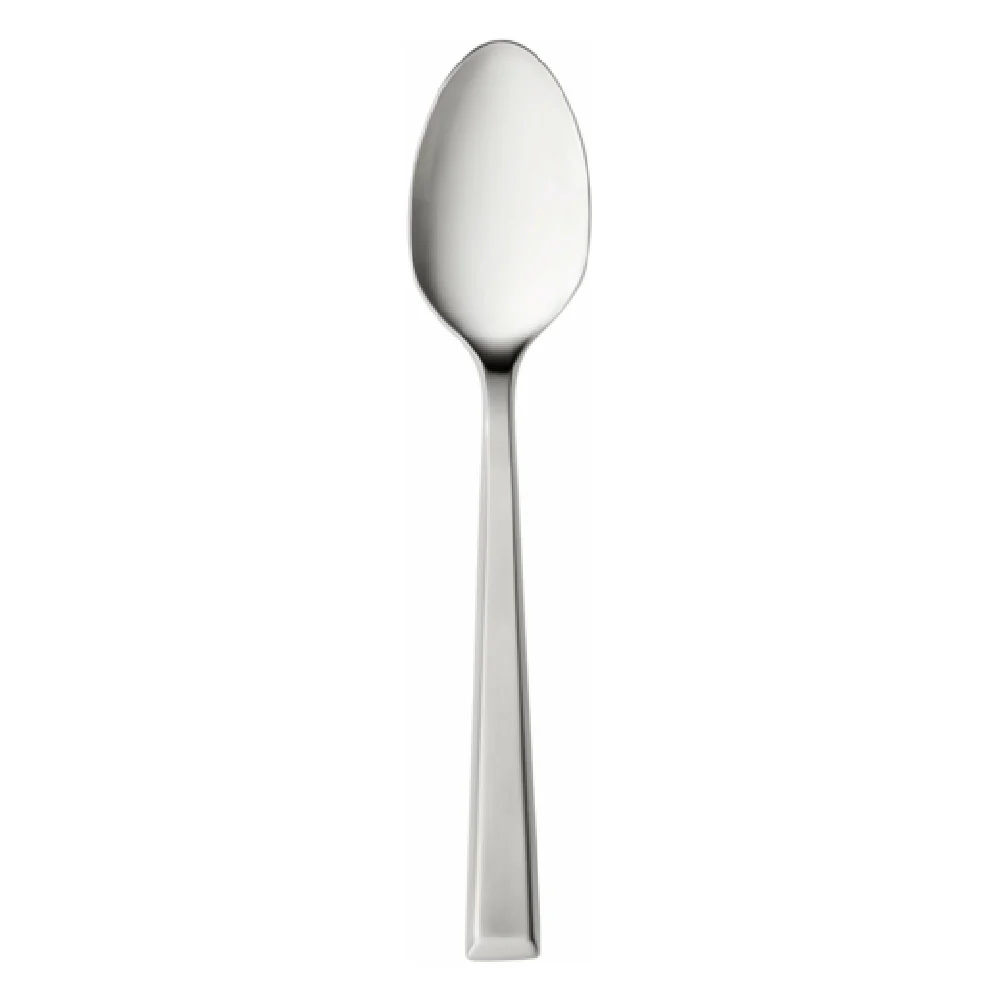 Libbey 946 003 8-5/8 Inch Beveled Edge Serving Spoon Dishwasher Safe 18/10 Stainless Steel Satin Finish