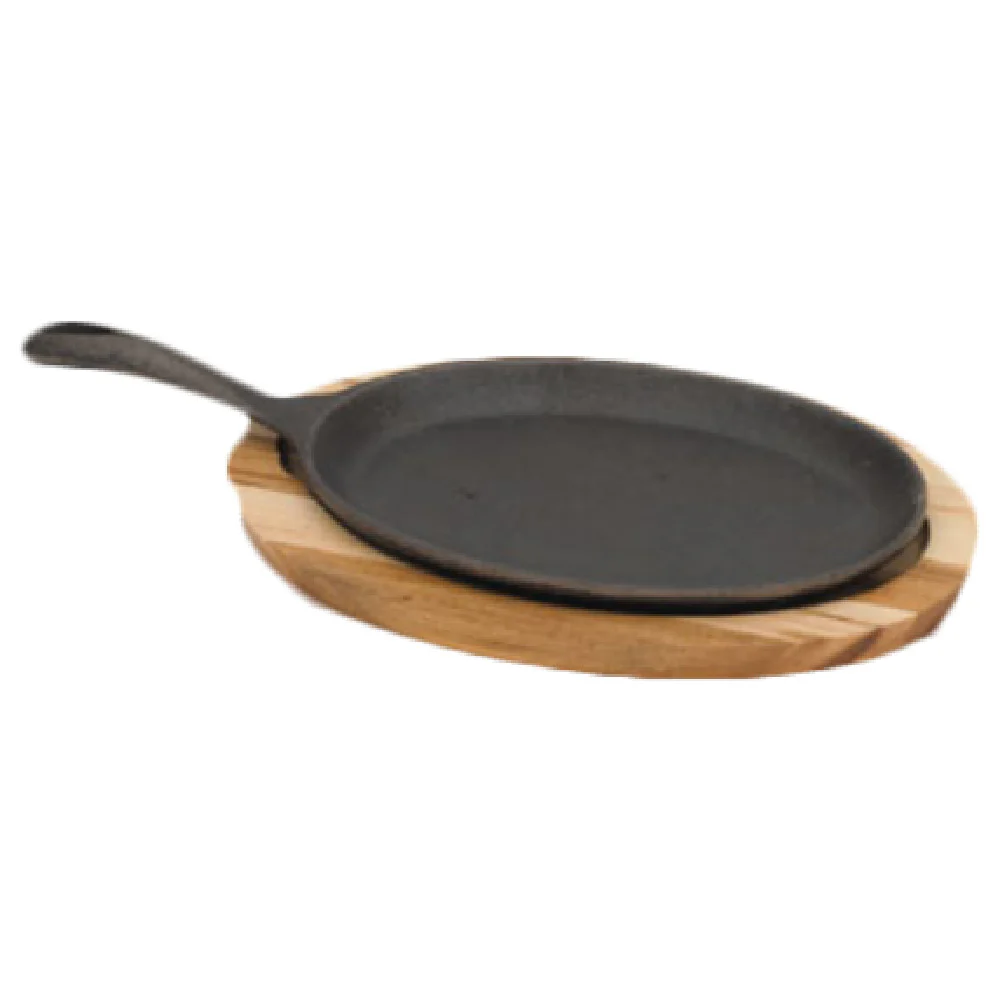 Royal Industries ROY CI 1718 Fajita Griddle Liner Oval Wood Royal Industries ROY CI 1718 Fajita Griddle Liner Oval Wood