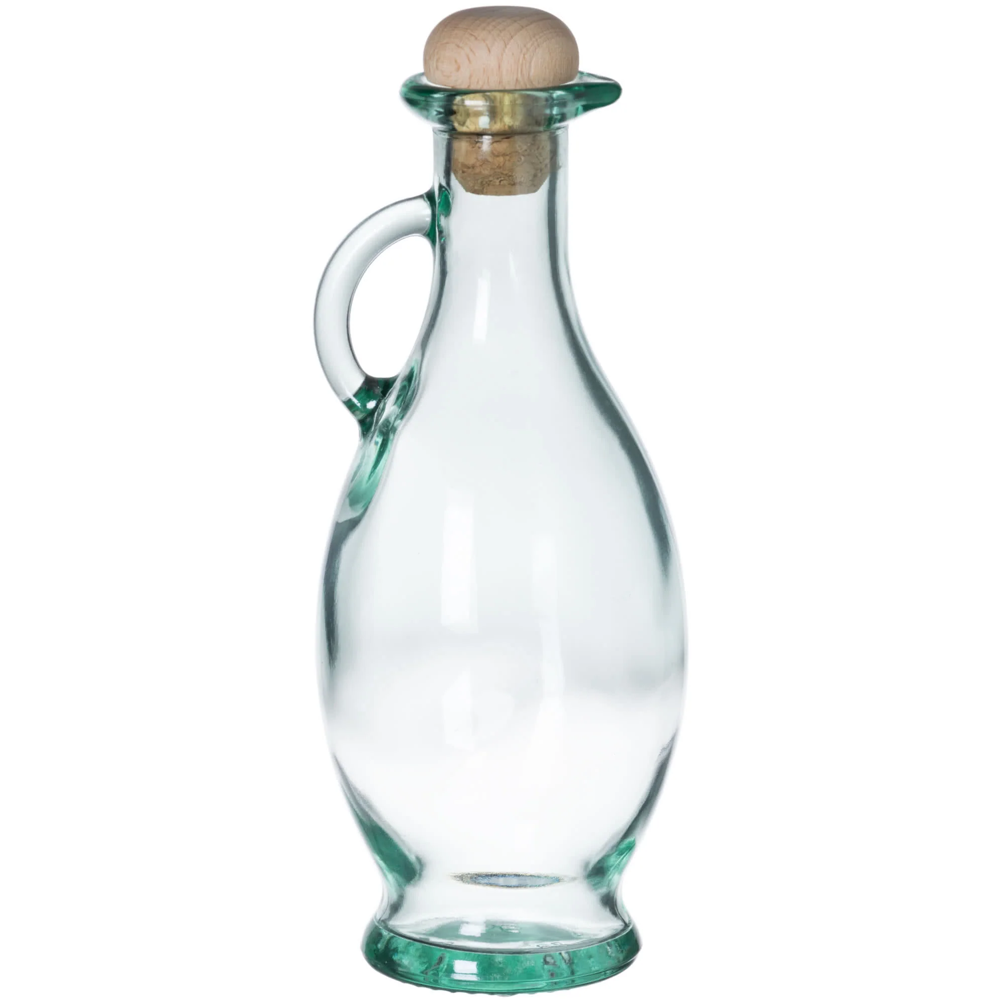 Tablecraft H9220 8 Oz Olive Oil Bottle Cork Stopper Green Tint Glass Tablecraft H9220 8 Oz Olive Oil Bottle Cork Stopper Green Tint Glass