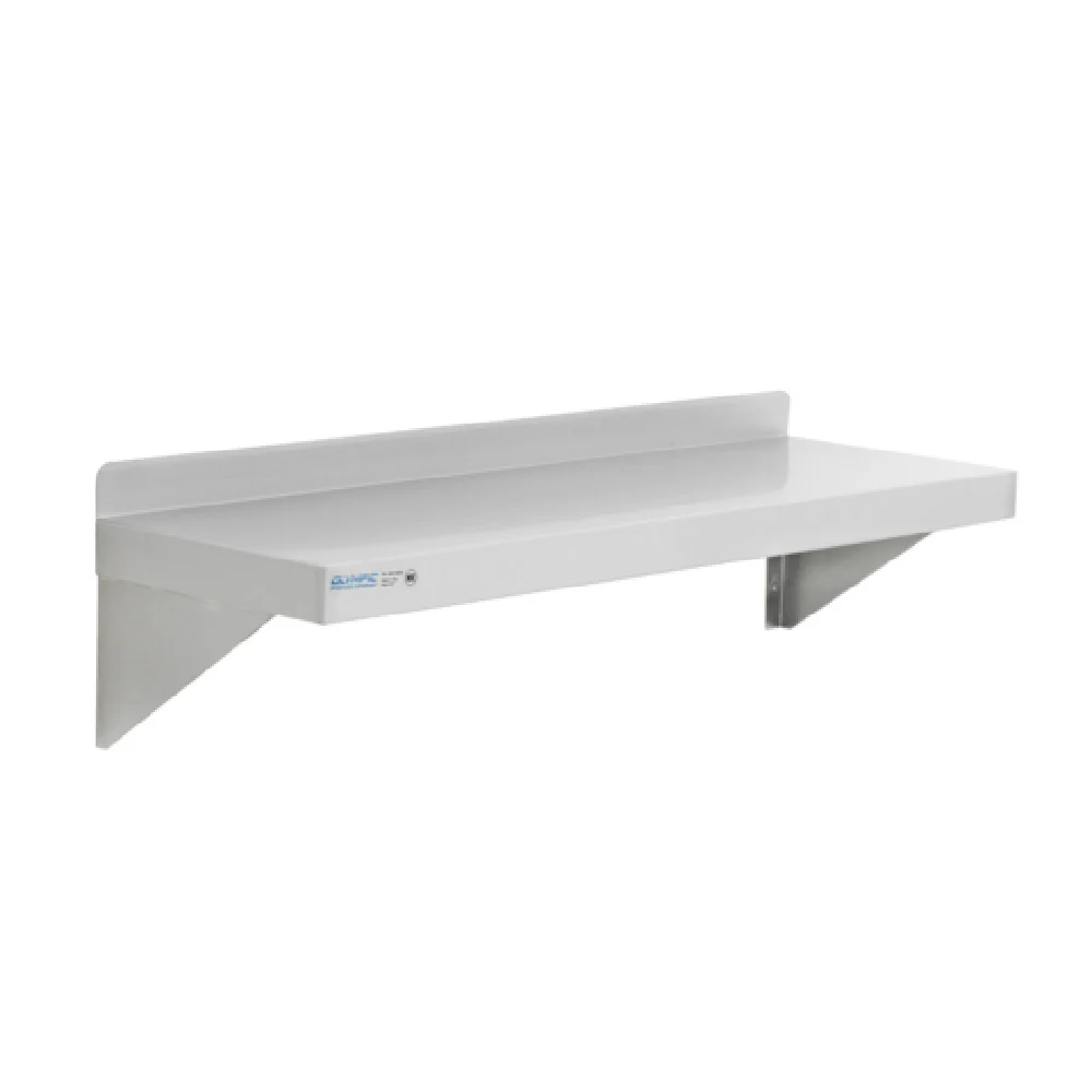 Olympic JWS1236SS 36 Inch 300 lb Load Capacity Fabricated Wall Shelf Stainless Steel Olympic JWS1236SS 36 Inch 300 lb Load Capacity Fabricated Wall Shelf Stainless Steel