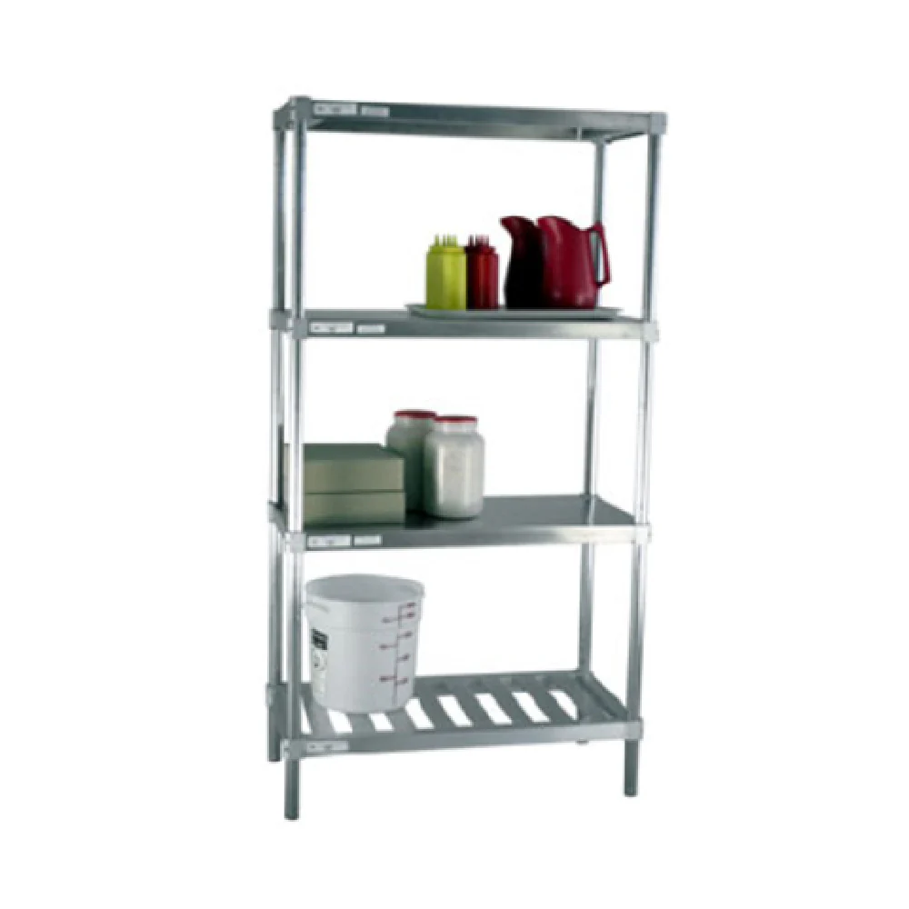 New Age Industrial 1560SB 60 Inch Adjust-A-Shelf Brute Series Aluminum Shelf New Age Industrial 1560SB 60 Inch Adjust-A-Shelf Brute Series Aluminum Shelf