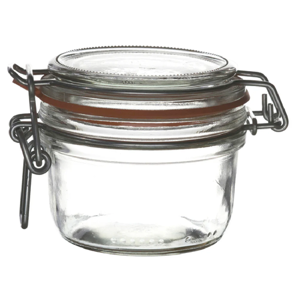 Steelite 4949Q459 6.0 Oz Clear Storage Jar Soda Lime Glass