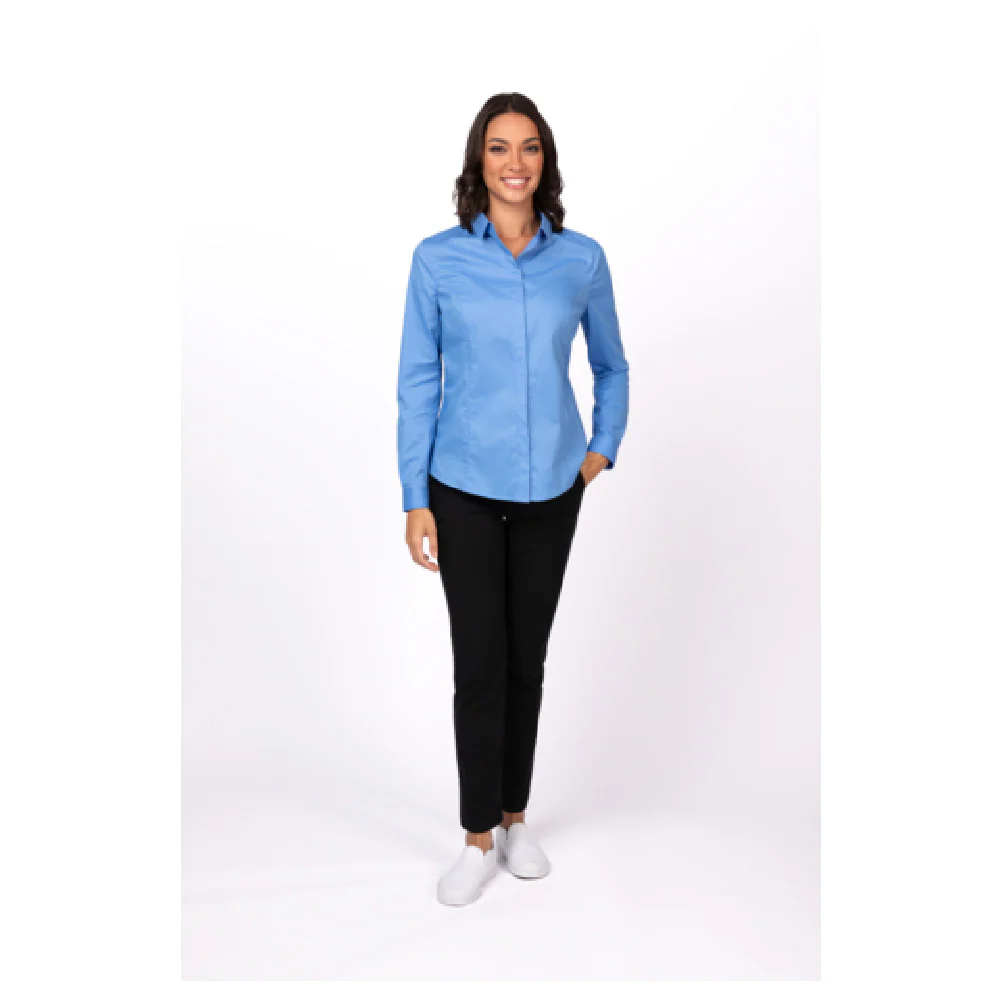 Chef Works W151-FRB-3XL 22 Inch Women's Premium Formal Dress Shirt Blue Chef Works W151-FRB-3XL 22 Inch Women's Premium Formal Dress Shirt Blue