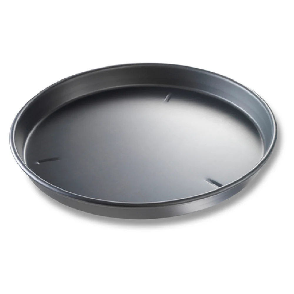 Chicago Metallic 91165 16 Inch Diameter Deep Dish Pizza Pan with Embossed Feet Chicago Metallic 91165 16 Inch Diameter Deep Dish Pizza Pan with Embossed Feet