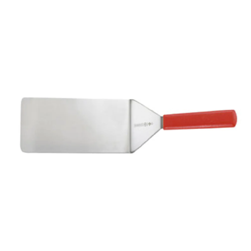 Mundial R5682 8 Inch High Carbon Grill Turner with Molded Antimicrobial Handle