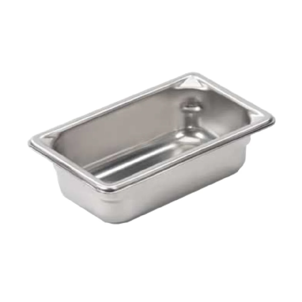 Vollrath 30922 6 Inch 22 Gauge Stainless Steel Food Pan with Reinforced Corners