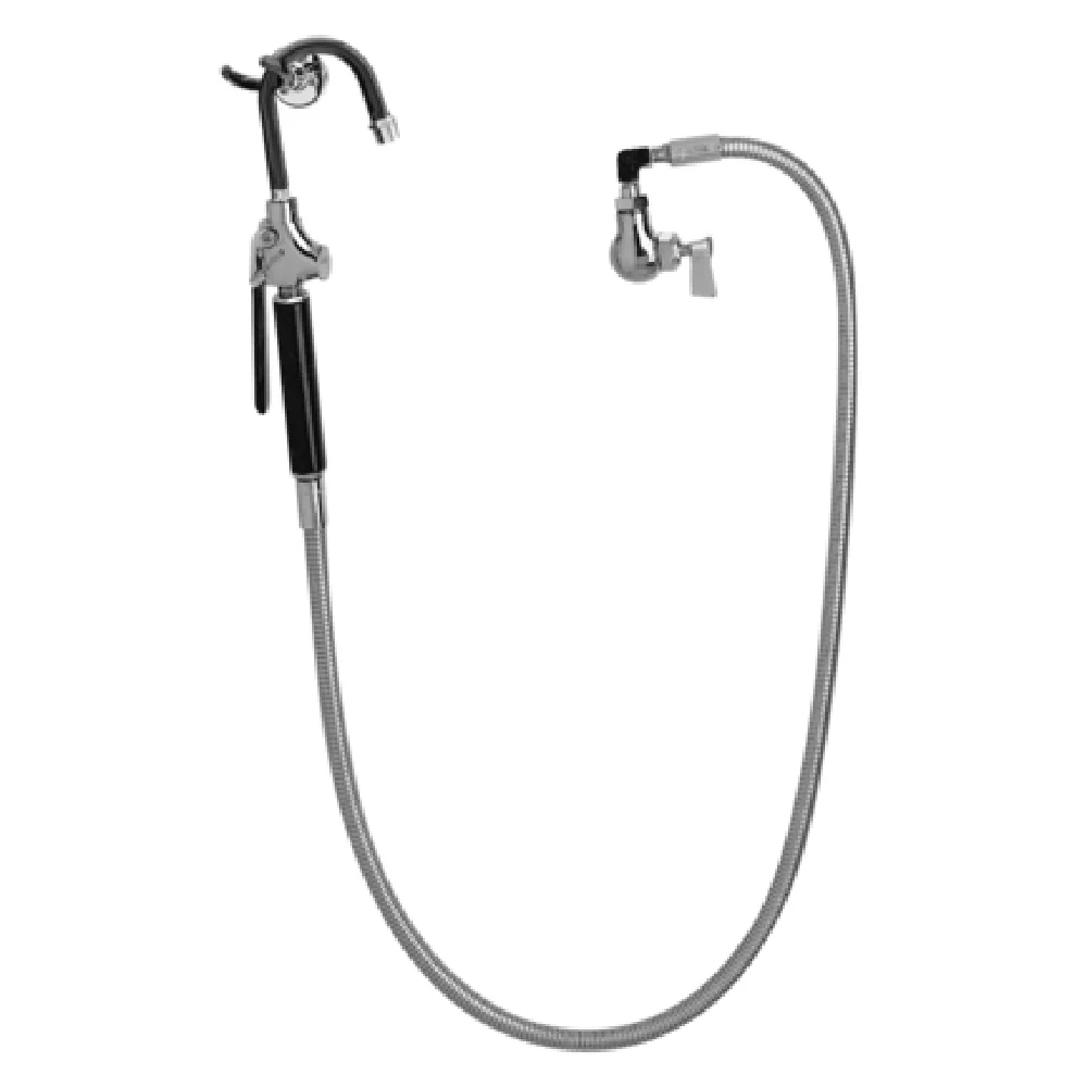 Fisher 2750 Low Lead Stainless Steel Pot Filler Faucet with Swivel Hose Fisher 2750 Low Lead Stainless Steel Pot Filler Faucet with Swivel Hose
