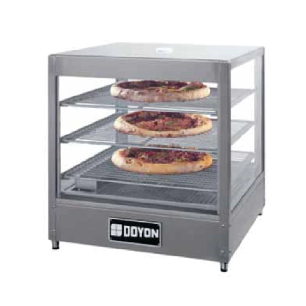 Doyon DRP3 20 Inch Food Warmer Display Case Countertop With Three Shelves Doyon DRP3 20 Inch Food Warmer Display Case Countertop With Three Shelves