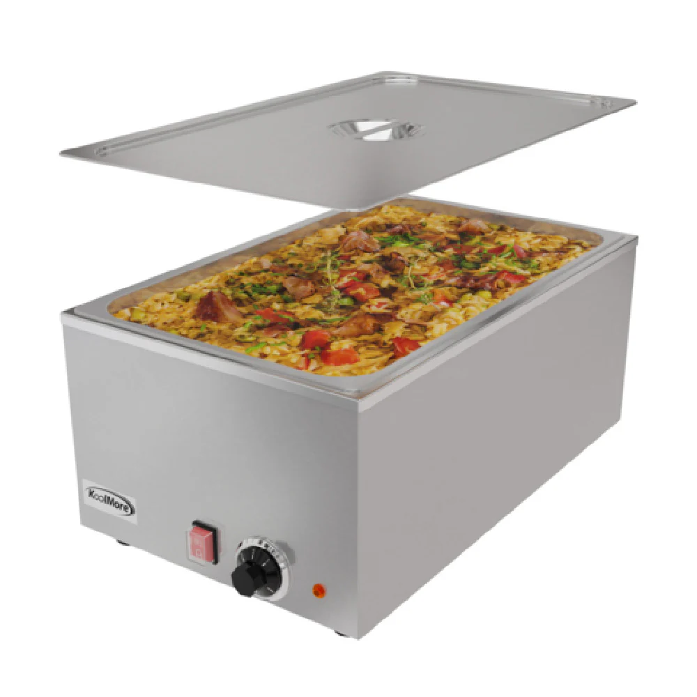 Koolmore CFW-1 22 Inch Electric Countertop Food Warmer Stainless Steel with 21 qt Capacity Koolmore CFW-1 22 Inch Electric Countertop Food Warmer Stainless Steel with 21 qt Capacity