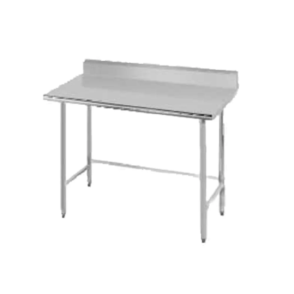 Advance Tabco TKMS-367 84 Inch 16 Gauge Stainless Steel Work Table with 5 Inch Backsplash Advance Tabco TKMS-367 84 Inch 16 Gauge Stainless Steel Work Table with 5 Inch Backsplash