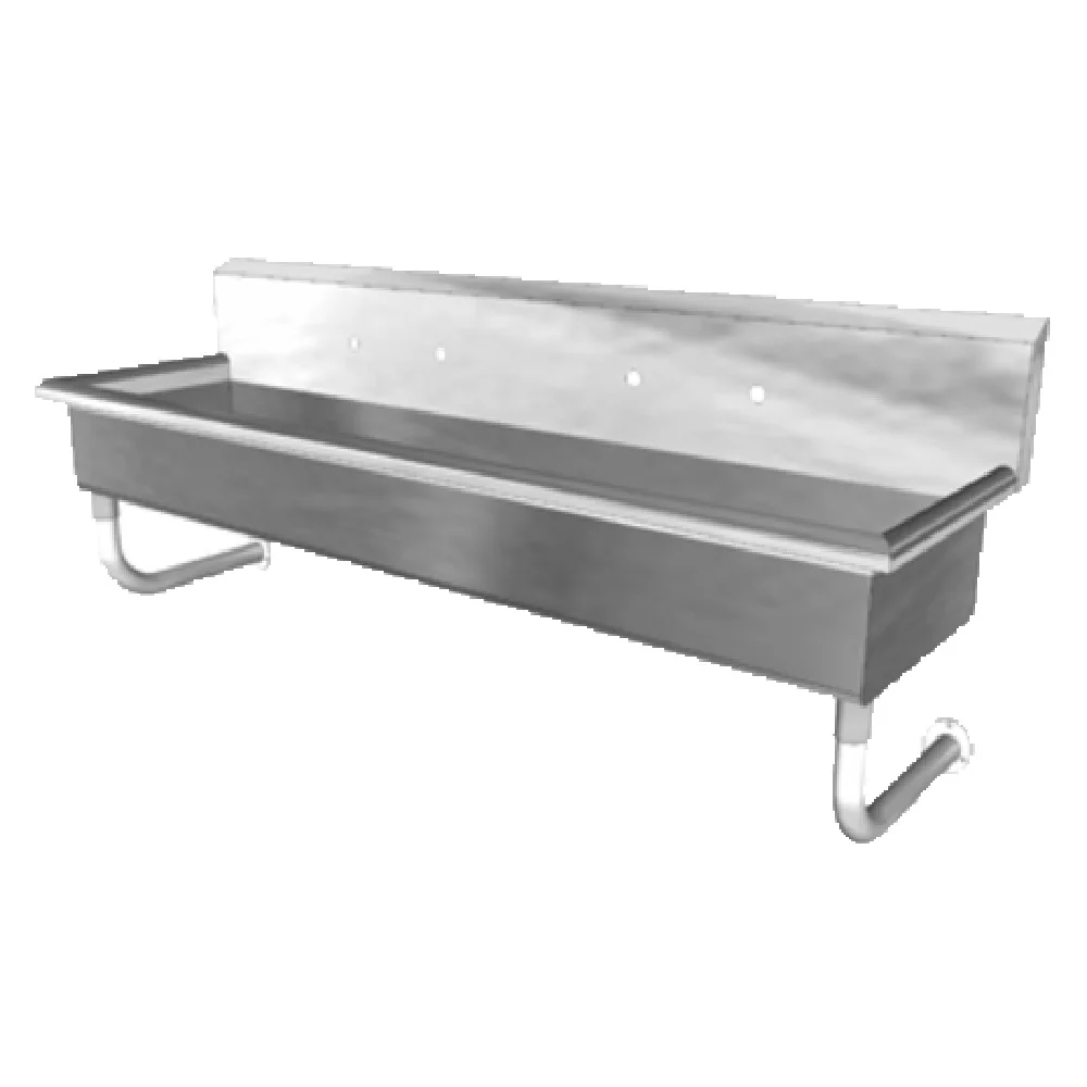 GSW USA ACE-MWS-1872 72 Inch Multi Wash Hand Sink Wall Mounted Stainless Steel