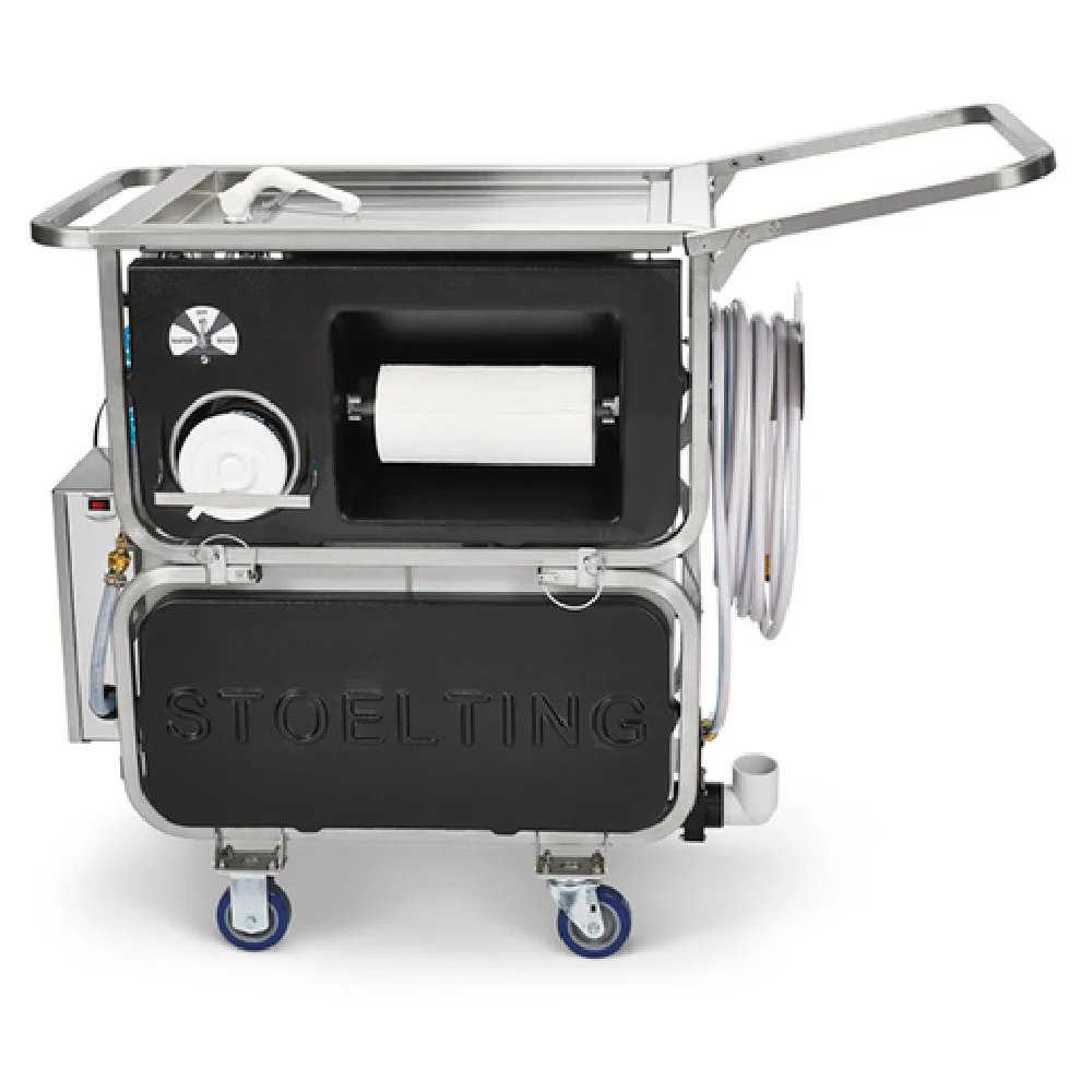 Vollrath CIPCART-1 52 Inch Portable Cleaning System with 15 Gallon Gray Water Tank