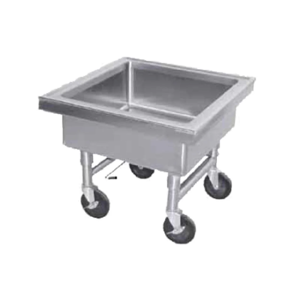 Advance Tabco 9-FSS-20 24 Inch Portable Soak Sink with Quick-Release Drain