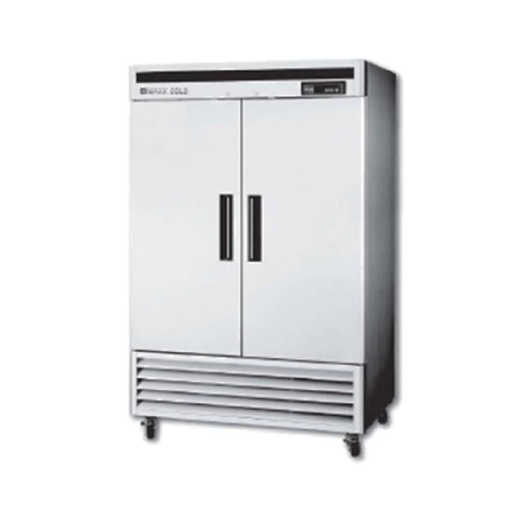 Maxximum MCR-49FDHC 54 Inch Reach-in Refrigerator 42.8 cu ft Two-section Stainless Steel with Digital Controls