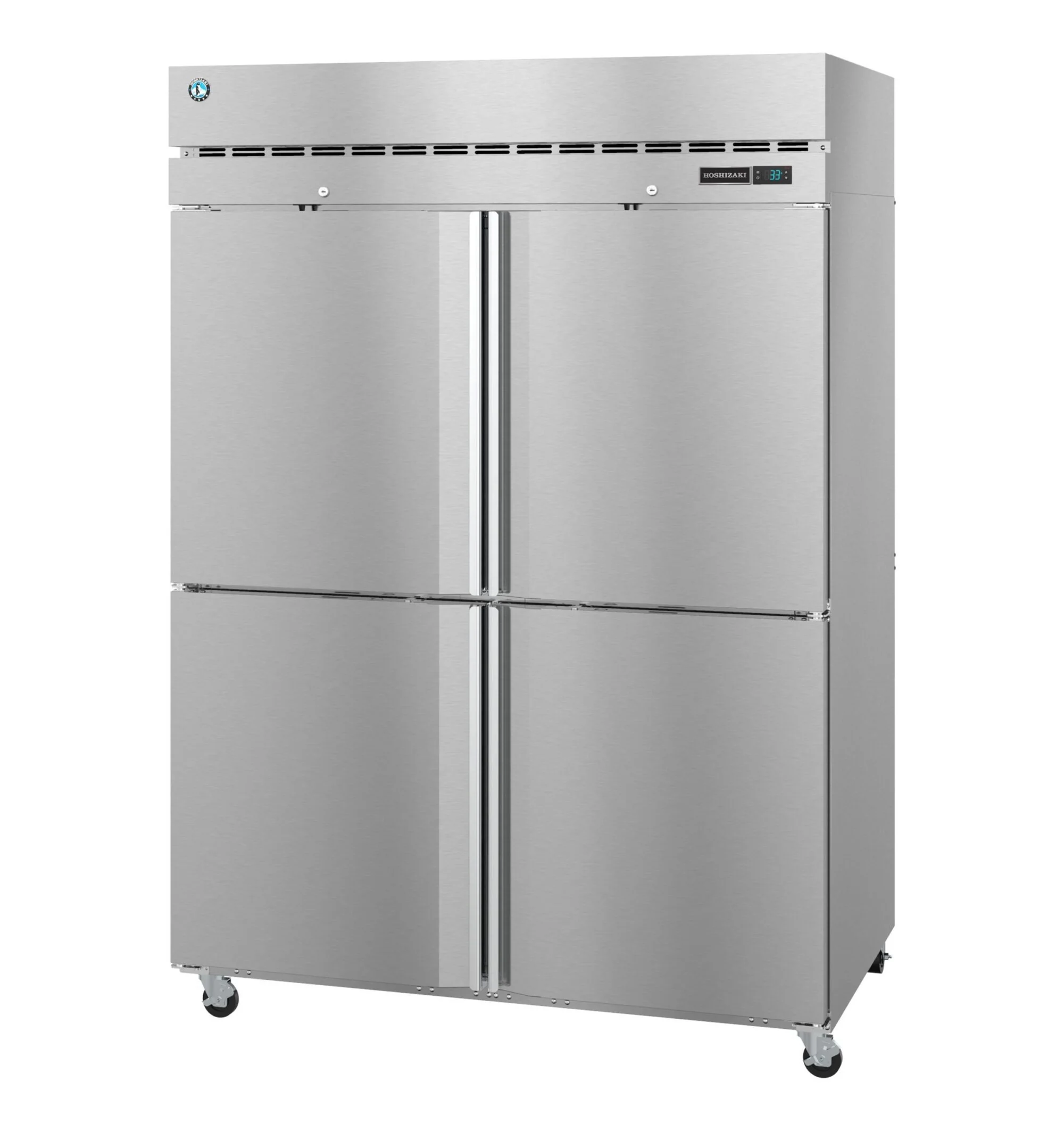 Hoshizaki F2A-HS 55 Inch Two-section 50.37 cu ft Freezer Stainless Steel with Casters Hoshizaki F2A-HS 55 Inch Two-section 50.37 cu ft Freezer Stainless Steel with Casters