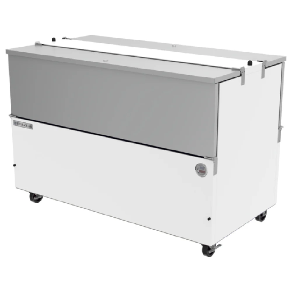 Beverage Air ST58HC-W-02 58 Inch Cold Wall Milk Cooler 22.5 cu ft Dual Access Stainless Steel Beverage Air ST58HC-W-02 58 Inch Cold Wall Milk Cooler 22.5 cu ft Dual Access Stainless Steel