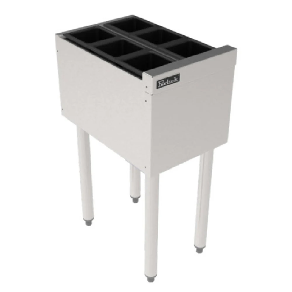 Perlick TSS12U2 12 Inch Underbar Bottle Storage Bin Insulated Stainless Steel Perlick TSS12U2 12 Inch Underbar Bottle Storage Bin Insulated Stainless Steel