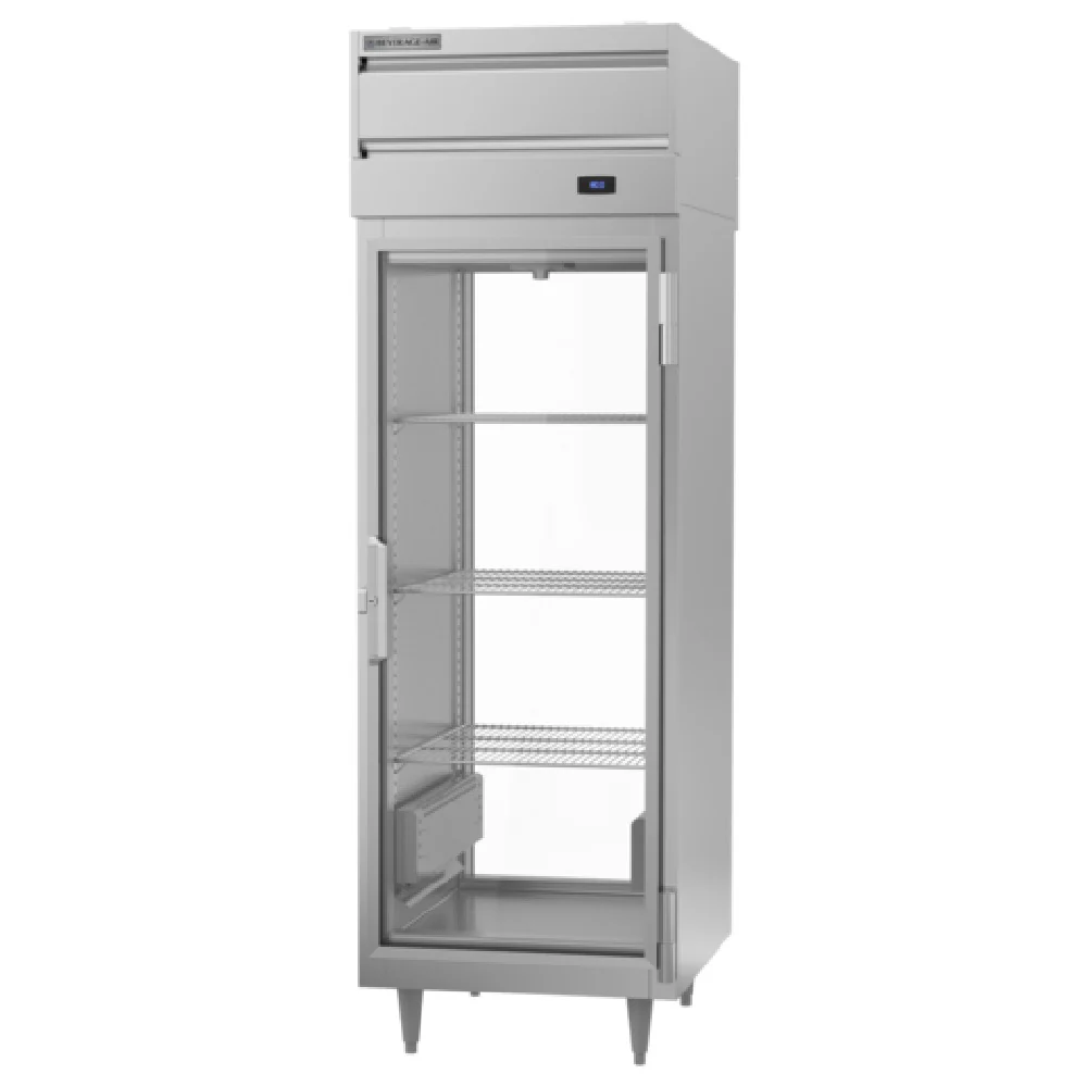 Beverage Air PH1-1BG-PT 26 Inch Warming Cabinet Pass-Thru 21.5 cu ft Stainless Steel with Two Glass Doors
