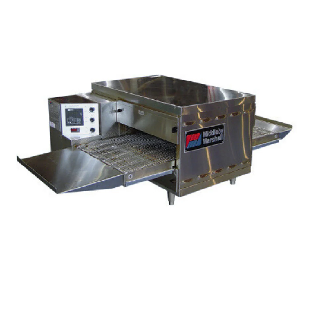 Middleby Marshall PS520G-3 42 Inch Gas Conveyor Oven Triple Deck with Legs 40000 BTU