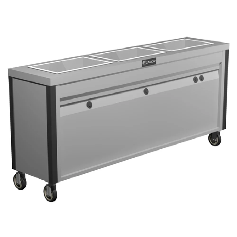Caddy TF-633 76 Inch Electric Hot Food Caddy Enclosed Heated Base Stainless Steel