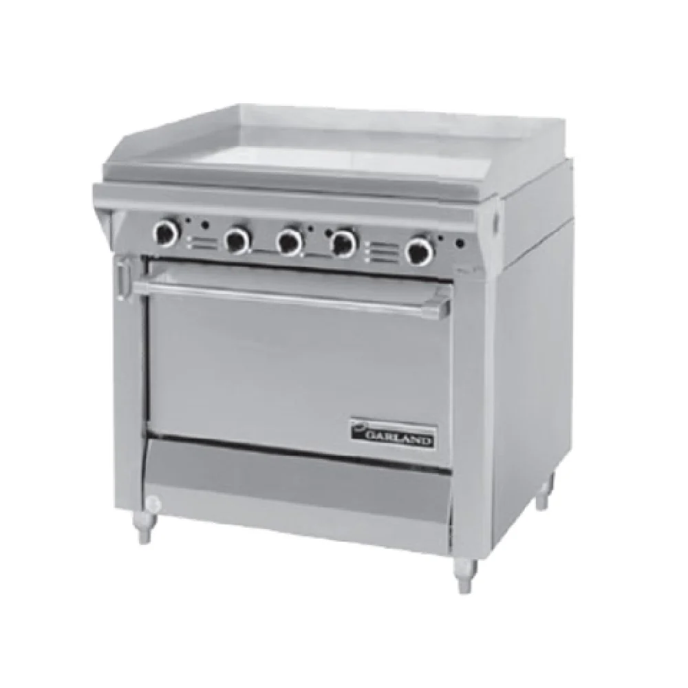 Garland MST47S-E_NAT 34 Inch Griddle Heavy Duty Gas Range with Manual Controls 99,000 BTU