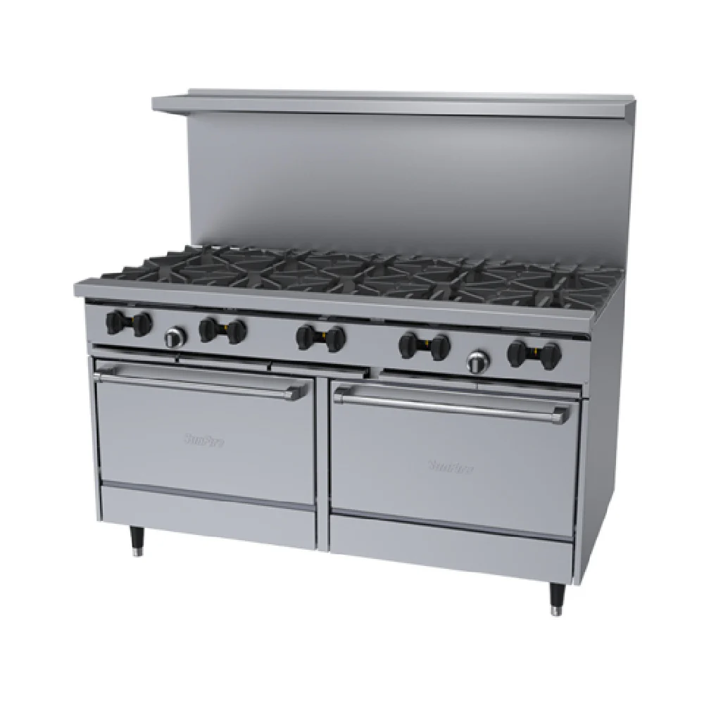 Garland X60-10RR_LP 60 Inch Gas Range with Dual Ovens and 10 Burners 300000 BTU Garland X60-10RR_LP 60 Inch Gas Range with Dual Ovens and 10 Burners 300000 BTU