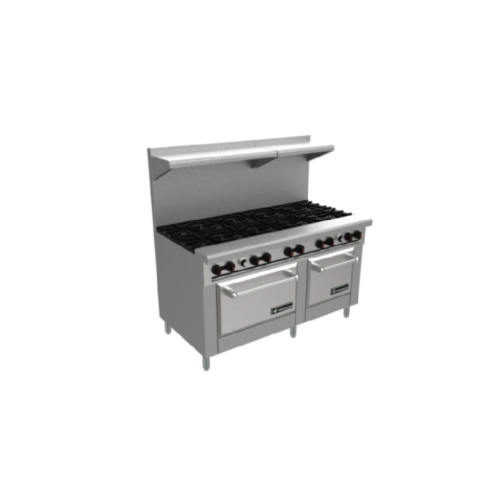 Venancio R602ST-60B_LP 60 Inch Restaurant Range Gas with 10 Burners 385000 BTU Venancio R602ST-60B_LP 60 Inch Restaurant Range Gas with 10 Burners 385000 BTU