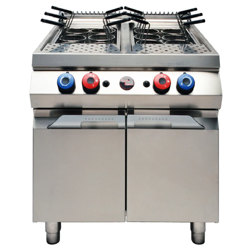 Rosito Bisani CPG2 HIGH BTU 31 Inch Gas Pasta Cooker with 2 Tanks 80000 BTU