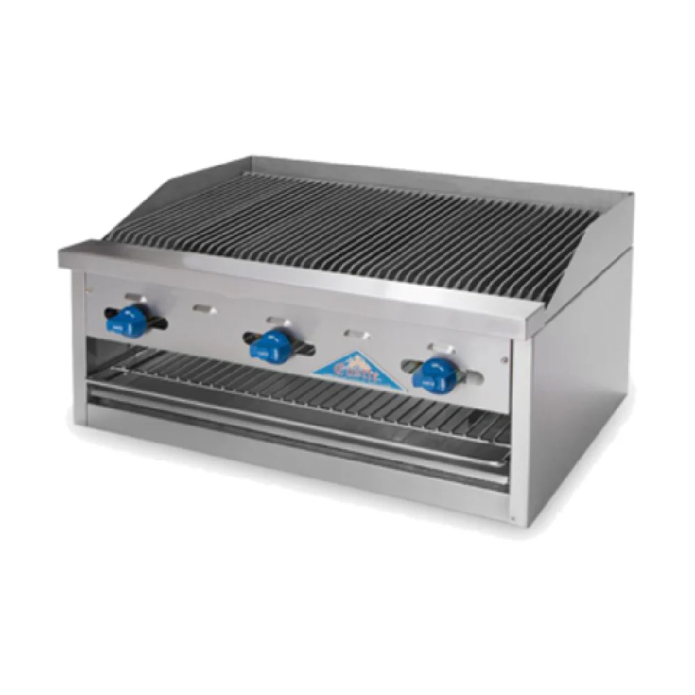 Comstock-Castle FHP36-36RBB 36 Inch Char-Broiler Warmer Gas Countertop 99,000 BTU Comstock-Castle FHP36-36RBB 36 Inch Char-Broiler Warmer Gas Countertop 99,000 BTU