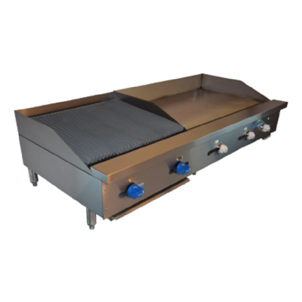 Comstock-Castle FHP60-36T-2RB 60 Inch Gas Char-Broiler Griddle Combination with 141000 BTU