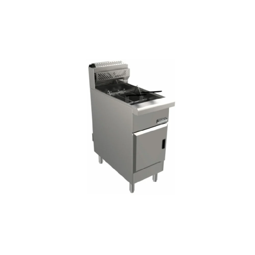 Venancio RFB40_LP 16 Inch Gas Fryer Freestanding Full Pot with 90,000 BTU Venancio RFB40_LP 16 Inch Gas Fryer Freestanding Full Pot with 90,000 BTU