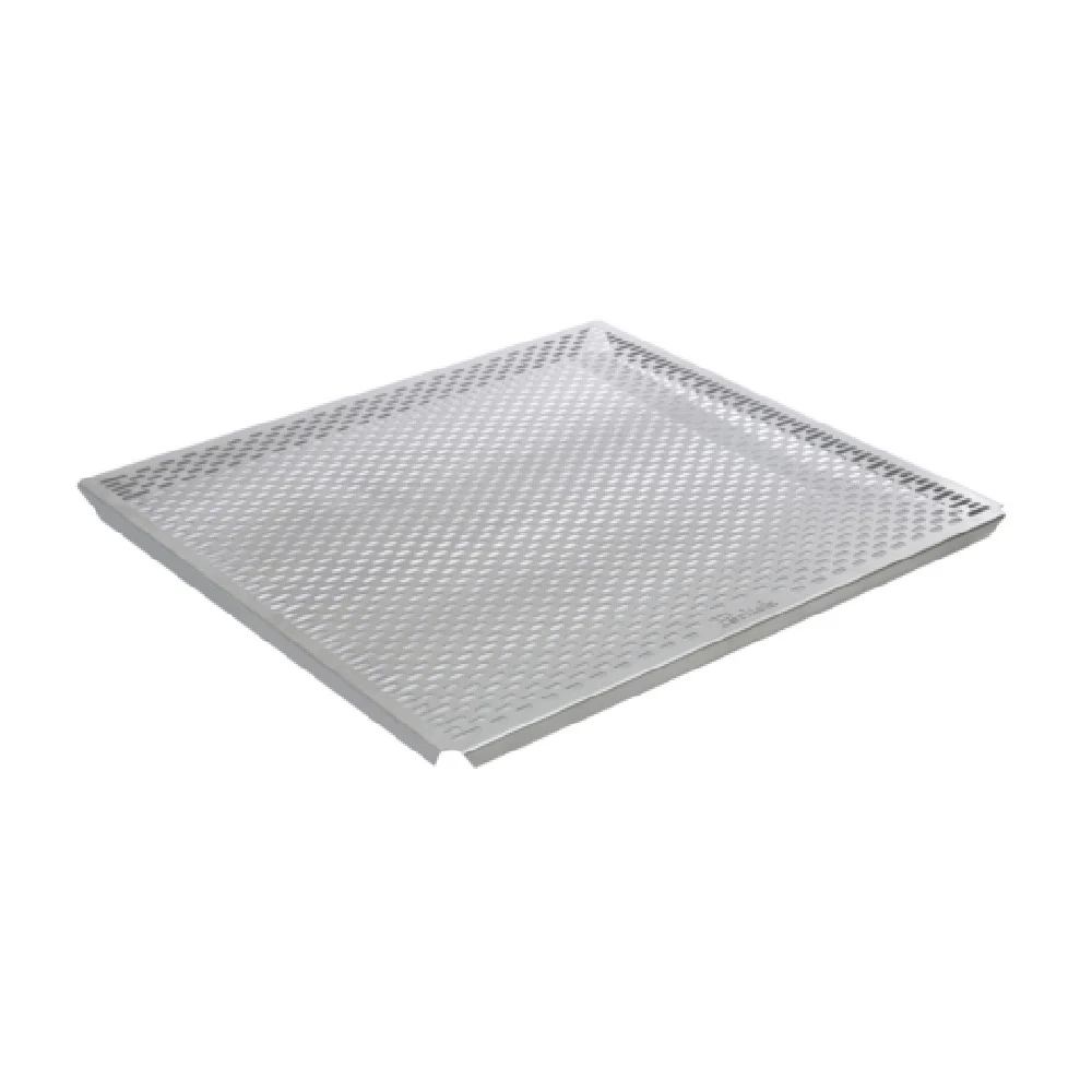 Perlick 1032968-17-R 17 Inch Perforated Drainboard Insert Stadium Shaped Stainless Steel with Factory Installed Design Perlick 1032968-17-R 17 Inch Perforated Drainboard Insert Stadium Shaped Stainless Steel with Factory Installed Design