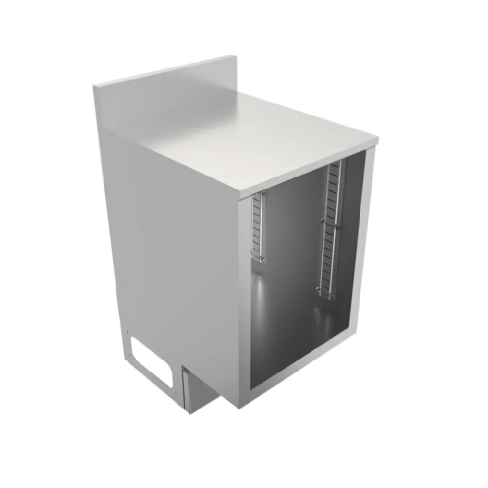 BK Resources UBC-B-21-F18 18 Inch Underbar Cabinet Pedestal Base Stainless Steel BK Resources UBC-B-21-F18 18 Inch Underbar Cabinet Pedestal Base Stainless Steel