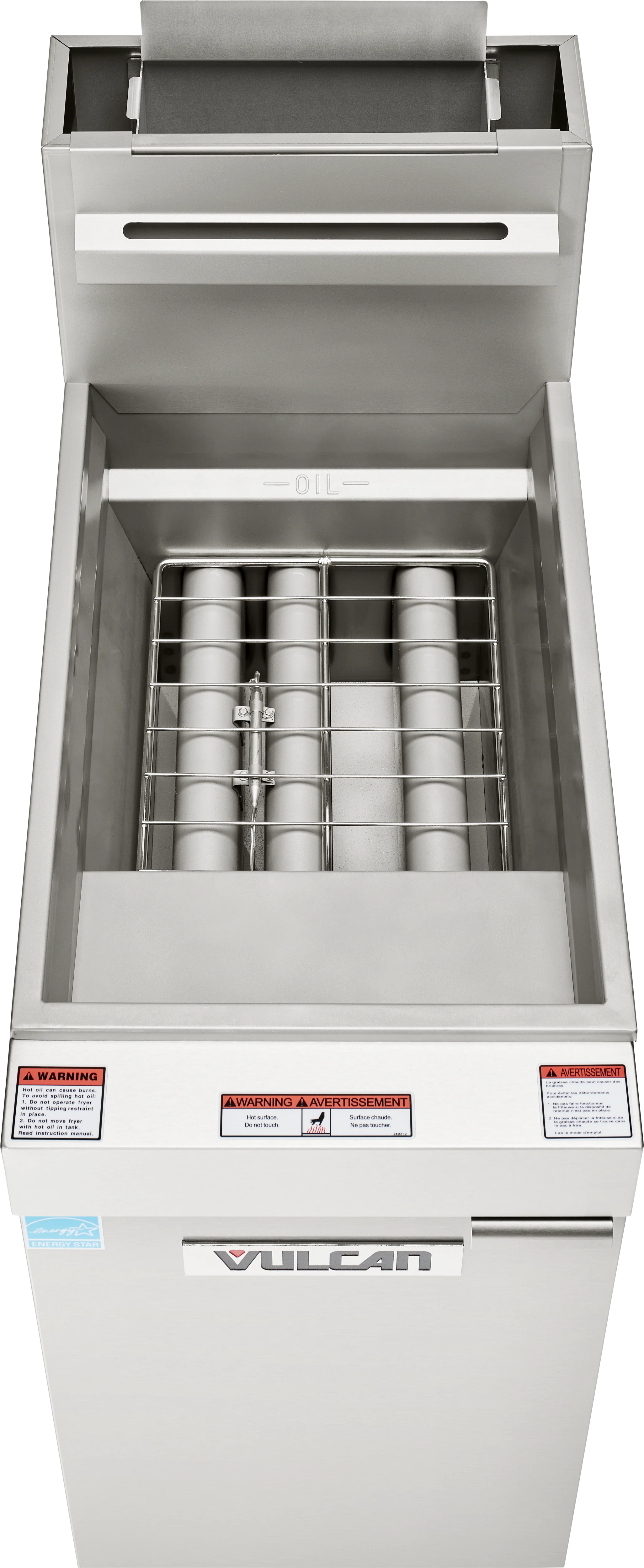 Vulcan 1VEG35M_LP 15-1/2 Inch gas Floor Model Fryer with Twin Fry Baskets 70000 BTU Vulcan 1VEG35M_LP 15-1/2 Inch gas Floor Model Fryer with Twin Fry Baskets 70000 BTU