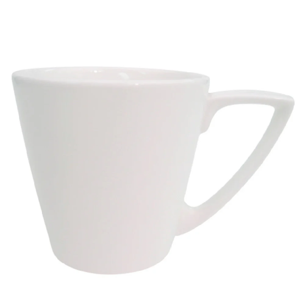 CAC China SHER-1 7-1/2 Oz Sheer Coffee Cup Porcelain Bone White 3-1/2 Inch