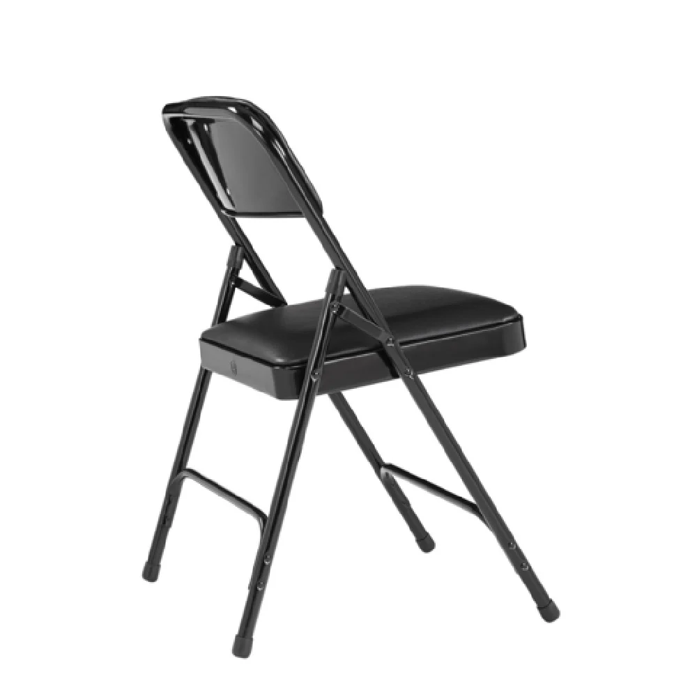 National Public Seating 1210 18 3/4 Inch Vinyl Folding Chair with Powder Coated Frame National Public Seating 1210 18 3/4 Inch Vinyl Folding Chair with Powder Coated Frame