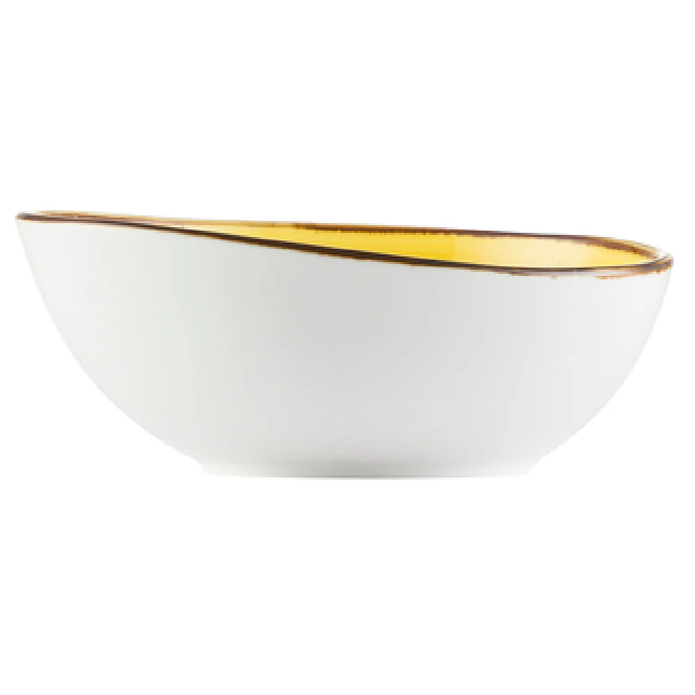 CAC China TUS-B7-SFL 7-1/2 Inch 20 Oz Soup Salad Bowl Porcelain with Reactive Glaze
