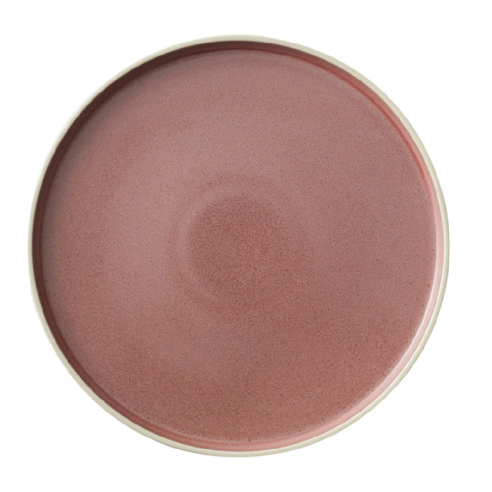 1880 Hospitality MO2701020SP 7-3/4 Inch Diameter Round Plate Smoky Plum Stoneware 1880 Hospitality MO2701020SP 7-3/4 Inch Diameter Round Plate Smoky Plum Stoneware