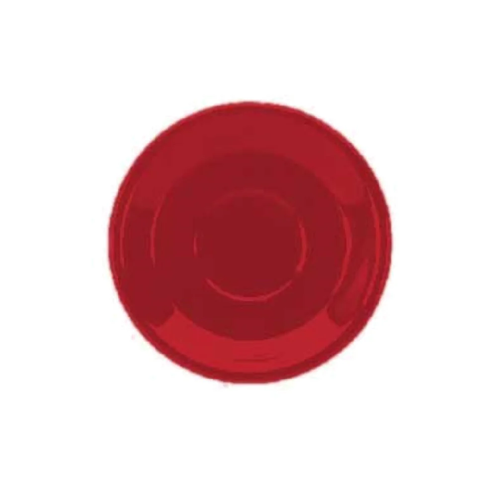 International Tableware 81376-2194S 6-1/4 Inch Round Saucer Ceramic Crimson Red