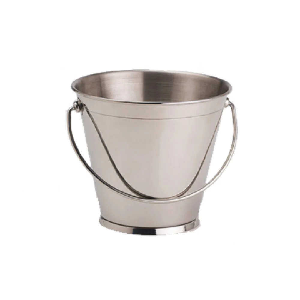 GET Enterprises 4-80822 1.9 Liter Serving Pail with Handle Stainless Steel