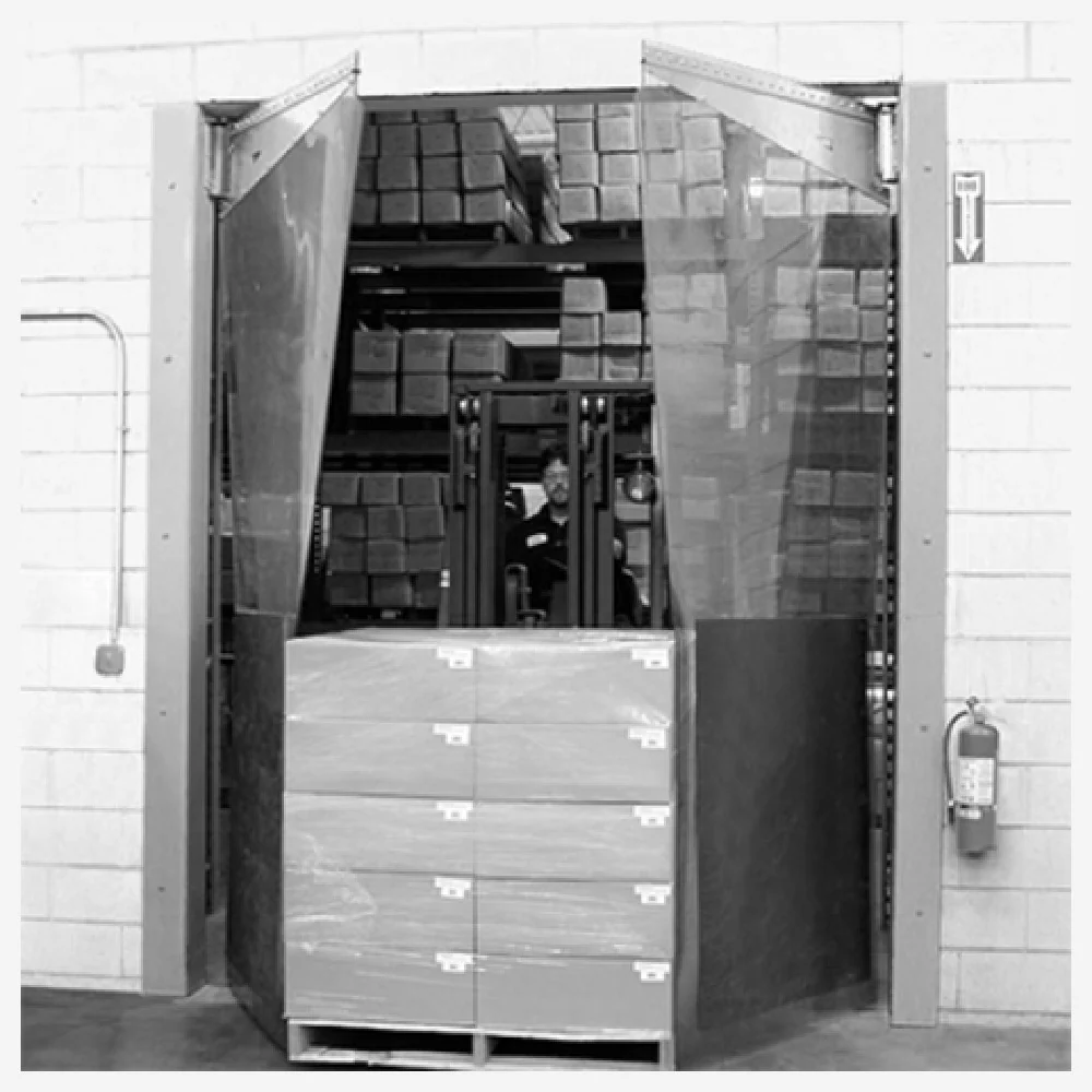 Curtron MP-C-160-9296 92 Inch Flexible Door for Forklift Traffic with PVC Panels