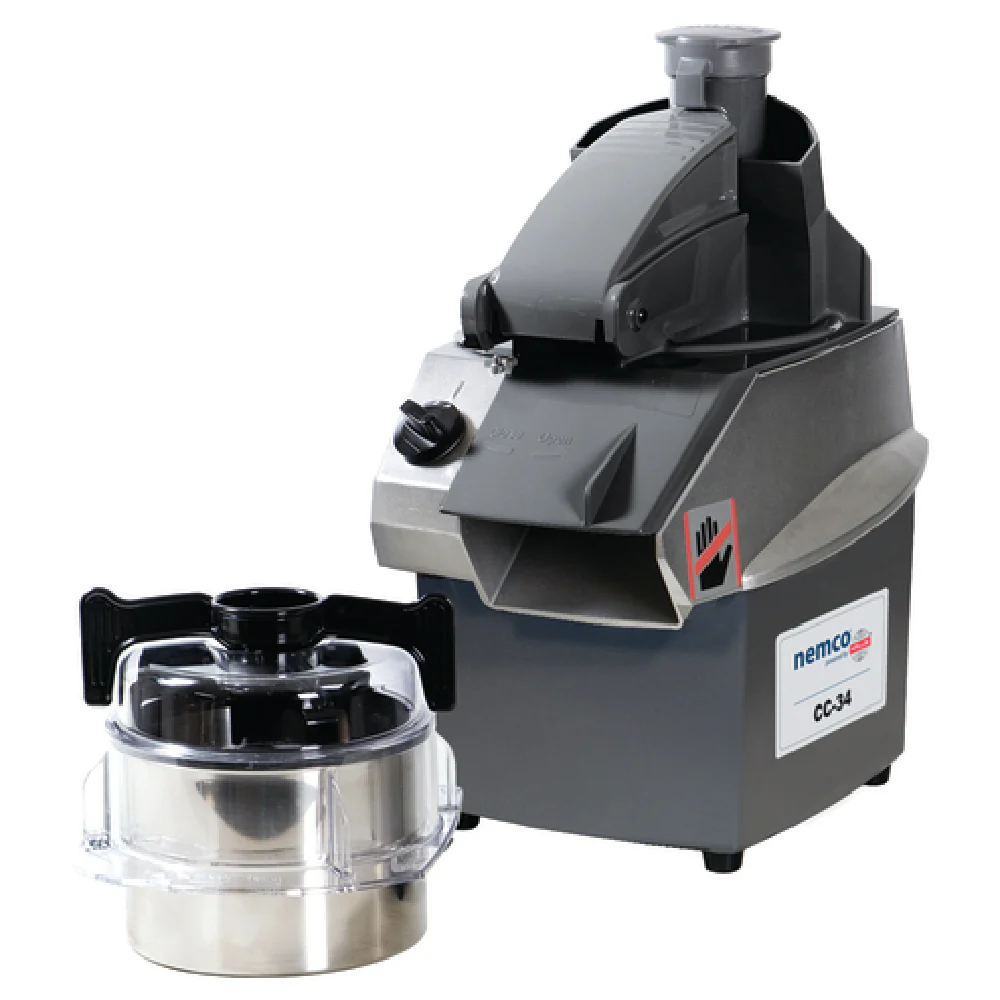 Nemco CC-34 11 Inch Electric Food Processor with Dicing and Shredding Attachments Nemco CC-34 11 Inch Electric Food Processor with Dicing and Shredding Attachments