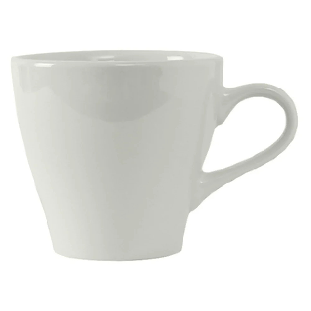 Tuxton BPF-1608 16 Oz Cappuccino Cup Porcelain White Microwave Safe