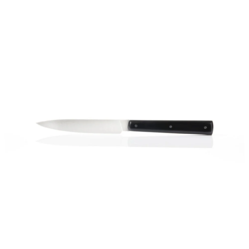 Revol 202123 8.66 Inch Blade 4 Inch Handle Dinner Knife 18/10 Stainless Steel Black with Antibacterial Krion Revol 202123 8.66 Inch Blade 4 Inch Handle Dinner Knife 18/10 Stainless Steel Black with Antibacterial Krion