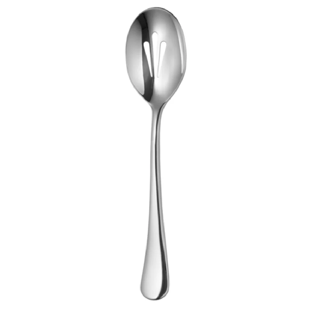 Steelite 5970SX060 10-5/8 Inch Slotted Spoon with Ergonomic Handle Stainless Steel