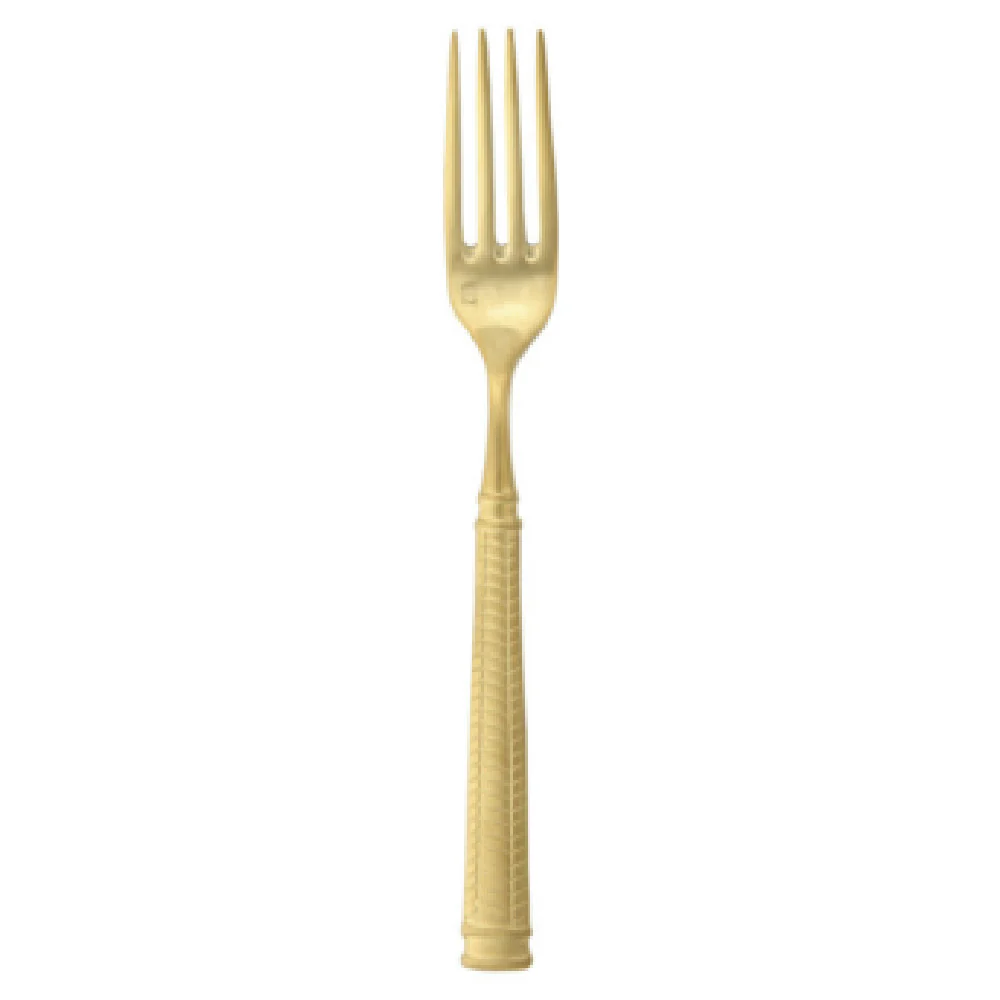 Fortessa 1.9B.134.00.012 7.1 Inch Salad Fork Brushed 18/10 Stainless Steel Gold